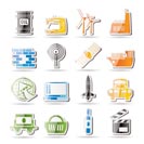 Simple Business and industry icons- vector icon set