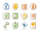 Simple Security and Business icons - vector  icon set