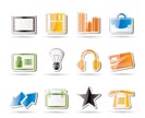 Office and business icons - vector icon set