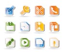 Mobile Phone, Computer and Internet Icons - Vector Icon Set 2