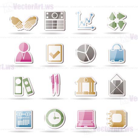 Business and Office icons - vector icon set