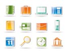 Business, Office and Mobile phone icons - Vector Icon Set