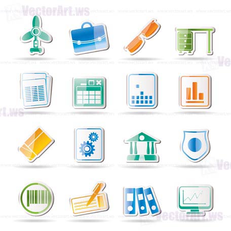 Business and Office Icons - Vector Icon Set 2