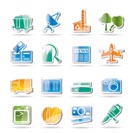 Business and industry icons - Vector Icon set