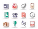 Business and office icons - vector icon set