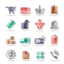 Online shop icons - vector icon set