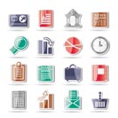 Business and Office Realistic Internet Icons - Vector Icon Set 3