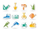 building and construction icons - vector icon set 2