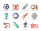 Car Parts and Services icons - Vector Icon Set 5