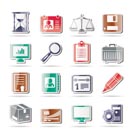 Business and office Icons -vector icon set