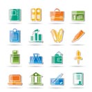 Business, Office and Finance Icons - Vector Icon Set