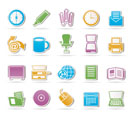 Business and Office tools icons - vector icon set 2