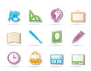 School and education icons - vector icon set