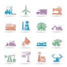 Business and industry icons - vector icon set