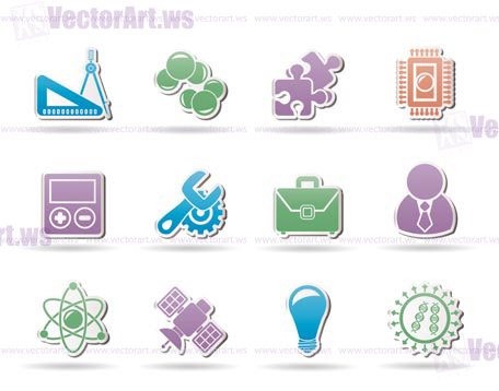 Science and Research Icons - Vector Icon set