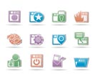 Internet, website and  Security Icons - vector icon set