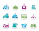 Business and industry icons - vector icon set