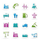 Business and industry icons - vector icon set