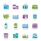 different kind of package icons - vector icon set