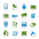 Communication and Technology icons - Vector Icon Set