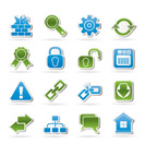 Internet and web site icons - vector icon set