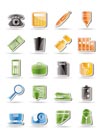 Simple Office tools Icons vector icon set 3