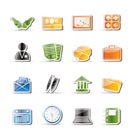 Simple Business and office icons - Vector Icon Set