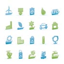 Ecology and nature icons - vector icon set