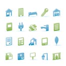 Real Estate and building icons - Vector Icon Set