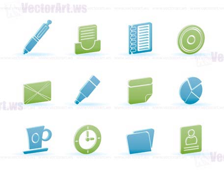 Office and Business Icons - Vector icon Set