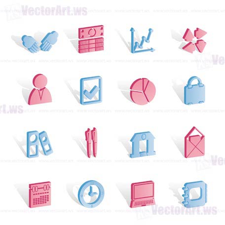 Business and Office icons - vector icon set