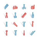 Building and Construction Tools icons - Vector Icon Set