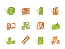 Computer and website icons - vector icon set