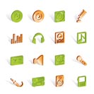 Music and sound icons -  Vector Icon Set