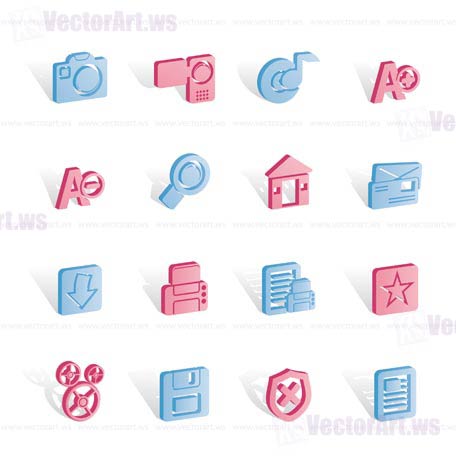 Internet and Website icons - Vector Icon Set