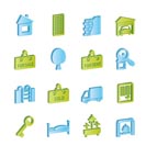 Real Estate icons - Vector Icon Set