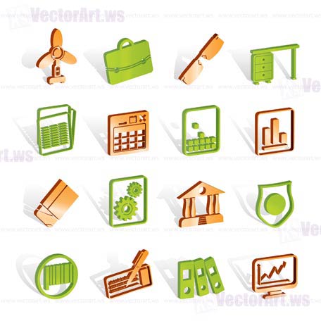 Business and Office Icons - Vector Icon Set 2