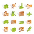 Business and industry icons - Vector Icon set