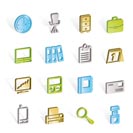 Business and office icons - vector icon set