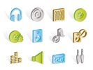 Music and sound icons -  Vector Icon Set