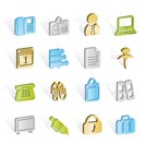 Business and Office icons - vector icon set