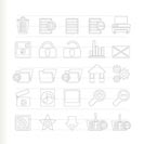 25 Detailed Internet Icons - Vector Icon Set