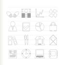 Business and Office icons - vector icon set