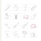 Building and Construction Tools icons - Vector Icon Set