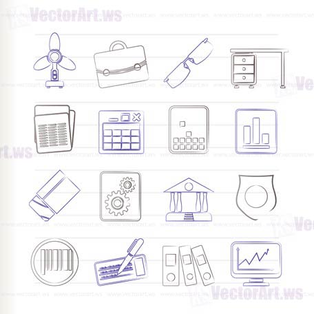 Business and Office Icons - Vector Icon Set 2