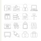 Business and Office icons - vector icon set