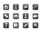construction and do it yourself icons - vector icon set
