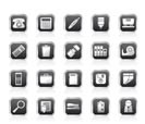 Simple Office tools Icons vector icon set 3