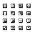 Simple Real Estate Icons - Vector Icon Set
