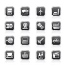 Simple Business and industry icons - Vector Icon Set